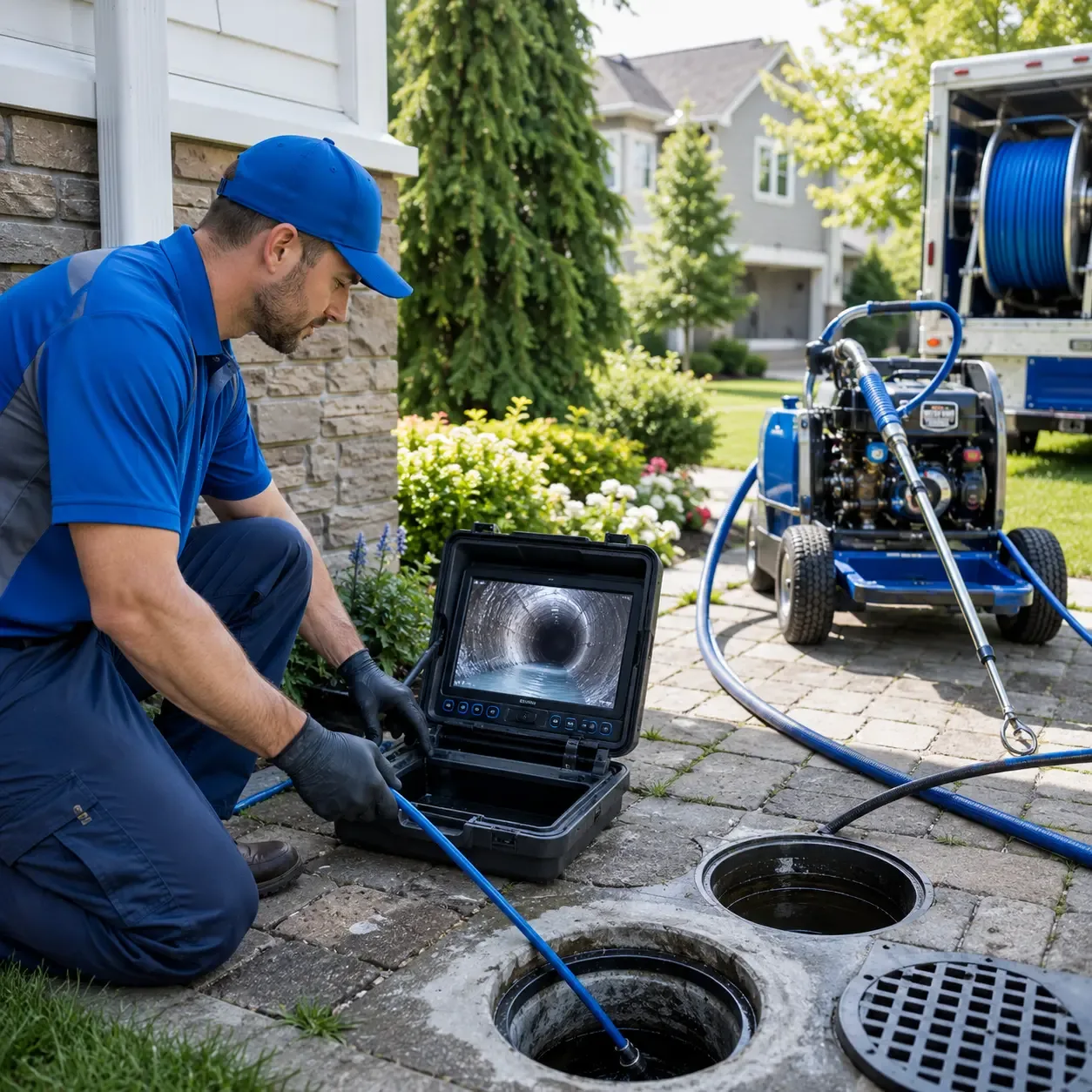 Outdoor drain cleaning professionals serving Lewiston, CA